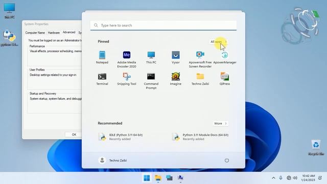 Install Python in Windows Setup by Setup | Techno Zaibi смотреть онлайн