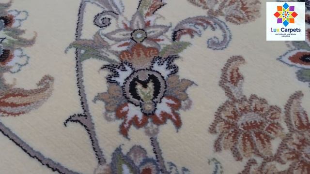 Ковер иранский Pers Isfahan 3035 L Yellow. Доставка ковров по всей России.