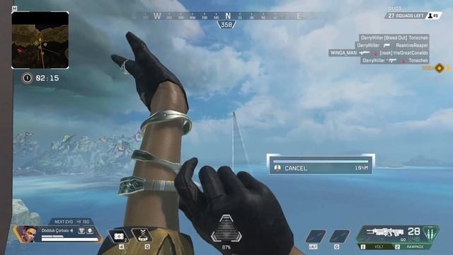 Loba bracelet/jump drive recall animation (Gold Standard skin) смотреть онлайн