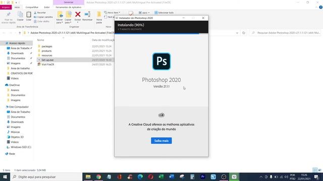 Tutorial De Instalação Adobe Photoshop ativado (Link na descrição) смотреть онлайн
