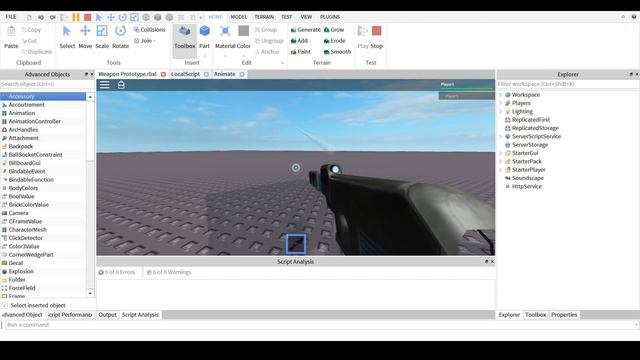 Roblox - Testing New Weapon System смотреть онлайн