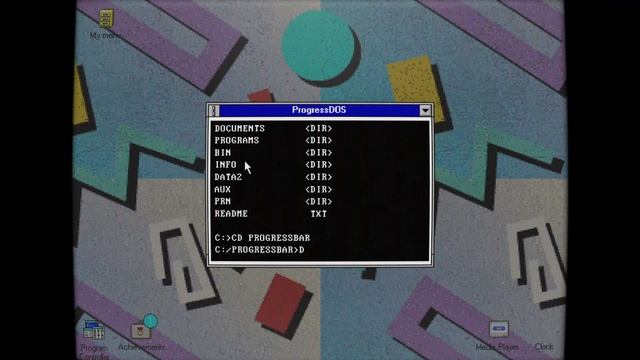 Progressbar 3.14 Gameplay & Deleting System 16 With ProgressDOS