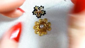 Мастер-класс: вышиваем красивые цветы с использованием бисера и пайеток | Ярмарка Мастеров