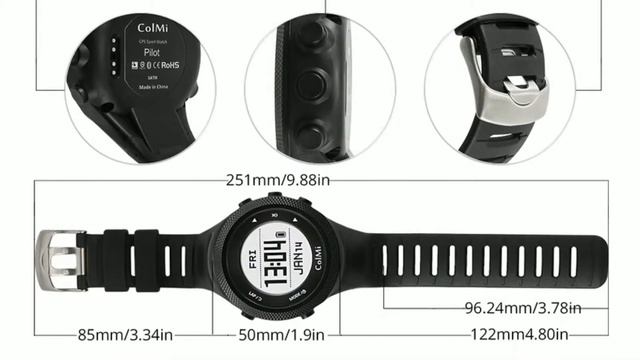 ColMi Smartwatch Pilot GPS 5ATM IP68 Waterproof смотреть онлайн