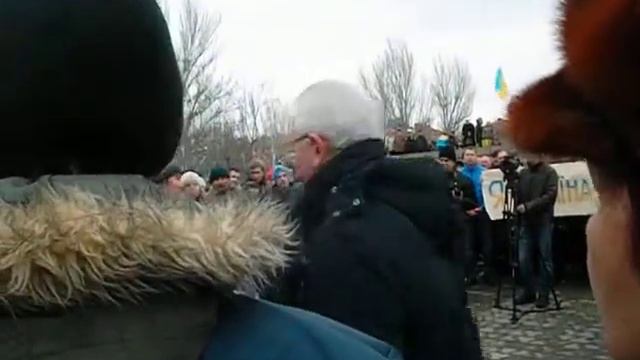 Акция Я Волноваха в Херсоне 18 01 15 Выступление мера Херсона смотреть онлайн