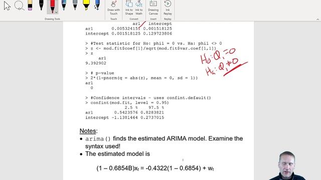Time series analysis: ARIMA (estimation, maximum likelihood) смотреть онлайн
