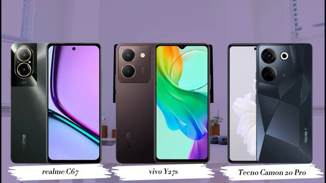 Realme C67 Vs vivo Y27s Vs Tecno Camon 20 Pro | HP 2 Jutaan RAM Jumbo смотреть онлайн