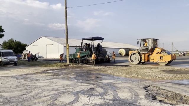 Укладка асфальта ООО Дила июль 2021г