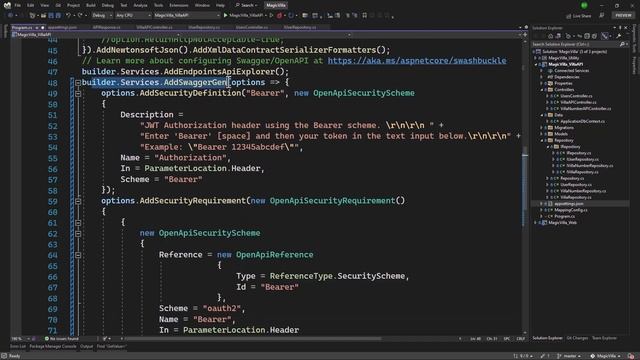 10 Защита доступа в ASP.NET, аутентификация в Swagger, с использованием jwt токенов смотреть онлайн