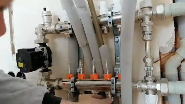 Монтаж коллектора тёплого пола смотреть онлайн