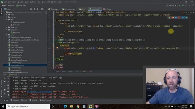 Python NLTK Chatbot with Flask -- Using POST Methods | #131 (Flask #3) смотреть онлайн
