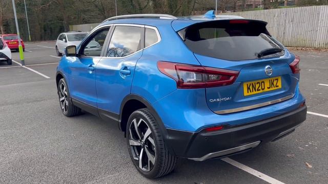 Nissan Qashqai | 1.3 DiG-T 160 Tekna 5dr DCT | Blue | KN20JKZ смотреть онлайн