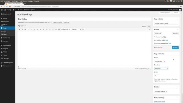 Rayleigh WordPress Theme - Video Tutorial смотреть онлайн