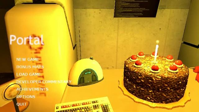 Portal 1 New Game Menu смотреть онлайн