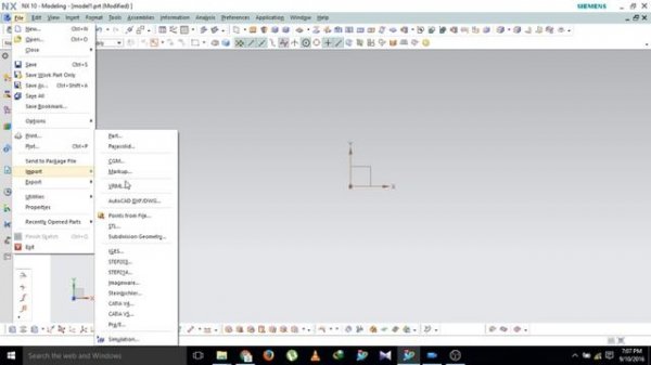 NX reverse engineering How to open a STL file in NX