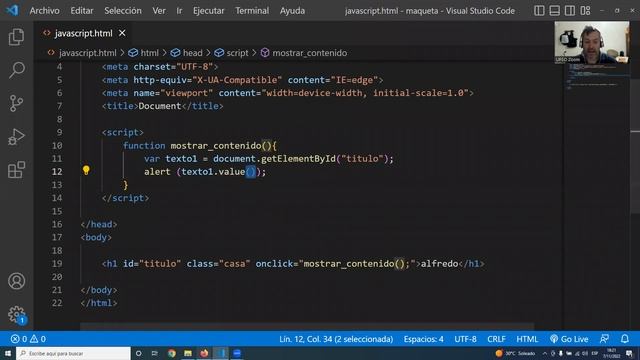 FUNDAMENTOS DEL DISEÑO WEB - Clase #22 [07/11/2022] ? Javascript: DOM: objetos, metodos, propiedade смотреть онлайн