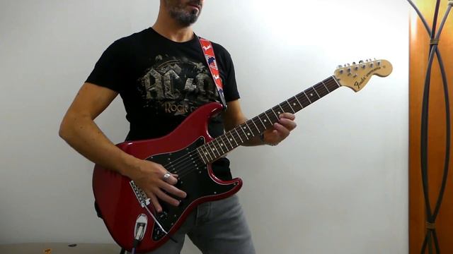 Fender HSS demo with Texas Special pickup: Clean, Crunch, Lead tones смотреть онлайн