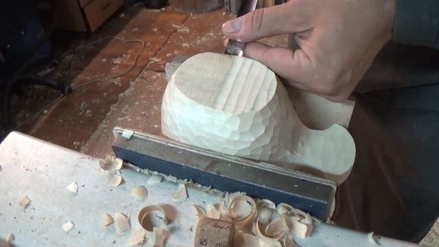 Кукса с обжигом из березы. Весь процесс изготовления. Kuksa of birch with the firing. handicraft смотреть онлайн