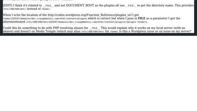 Wordpress: Some plugins adding full server path after url (with custom wp-content folder) смотреть онлайн