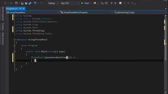 C# 6.0 Tutorial - Advanced - 12. ThreadPool смотреть онлайн