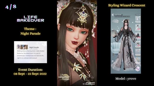 Night Parade | Life Makeover Game - Styling Wizard Crescent Fashion Show 12 смотреть онлайн