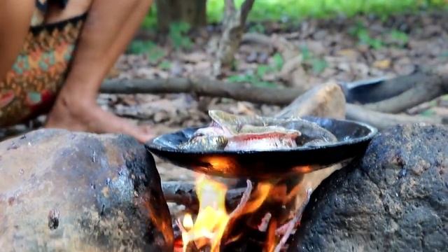 Уроки выживания . Ловим и готовим змею . смотреть онлайн