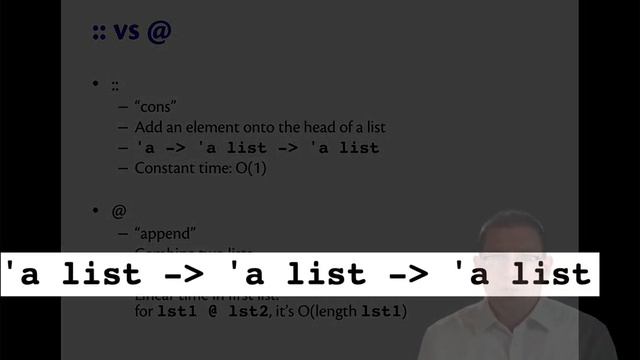 Cons vs Append | OCaml Programming | Chapter 3 Video 10 смотреть онлайн