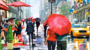 Акварельные города любви  *  Художник Richard Macneil