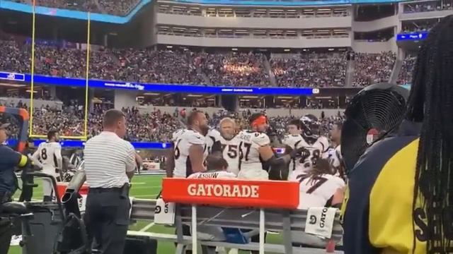 Broncos FULL sideline altercation after Russell Wilson takes 2 straight sacks смотреть онлайн