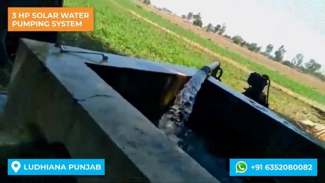 JP Solar |3 HP Solar water pumping system| |Surface Monoblock |Ludhiana_Punjab| смотреть онлайн