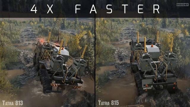 SnowRunner Mod VS Mod | Tatra 813 8x8 vs Tatra 815 8x8 смотреть онлайн
