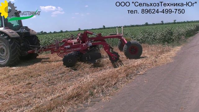 Дисковая борона на пружинной стойке. смотреть онлайн