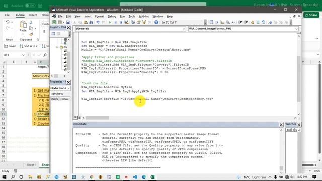 VBA WIA Automation - Convert Image Format смотреть онлайн