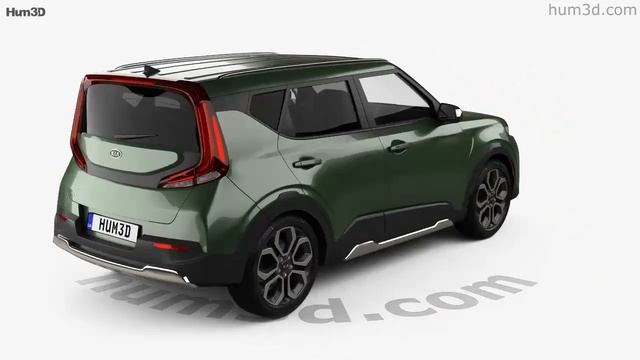 Kia Soul X-Line 2019 3D Model By Hum3D.com