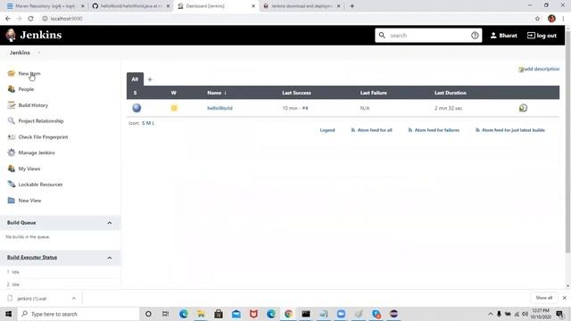 Pushing Project to Github & Scheduling with Jenkins смотреть онлайн