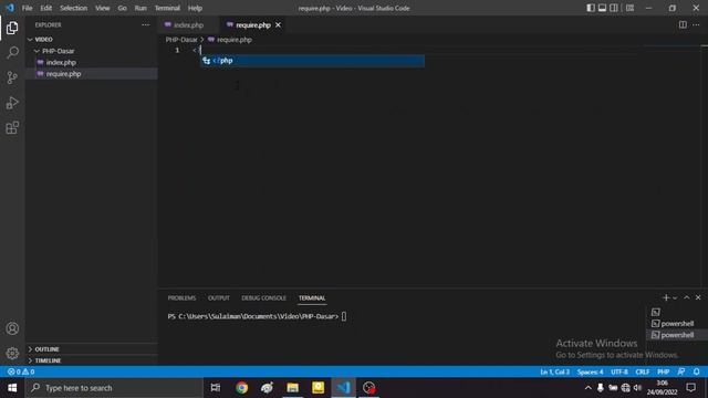 19 PHP Dasar - require dan include смотреть онлайн