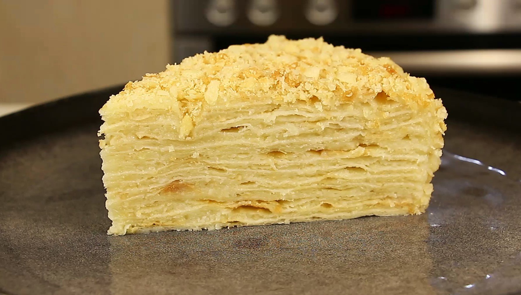 Нежный ПОСТНЫЙ ТОРТ "Наполеон"на праздничный новогодний стол! Простой рецепт СЛОЕНОГО торта! смотреть онлайн