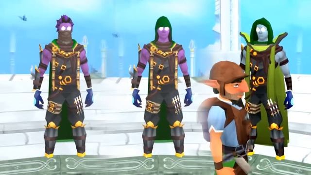 Runescape: Skill Capes - Old vs New Level 99 Skill Capes Comparison смотреть онлайн