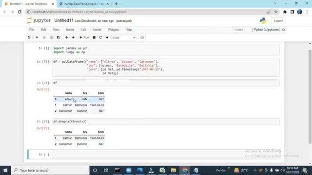 Python for data Science || Python || DataFrame Pandas || Missing Value in DataFrame смотреть онлайн