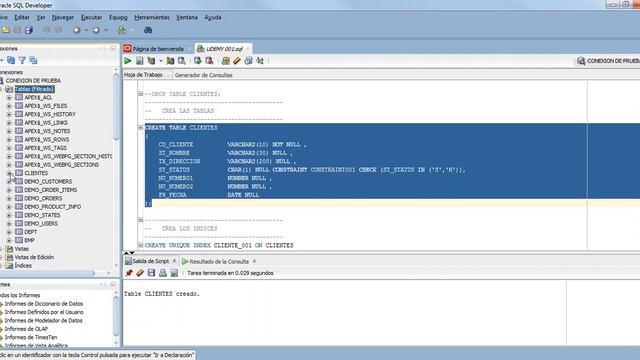 003 Aprende SQL Developer en un dia смотреть онлайн