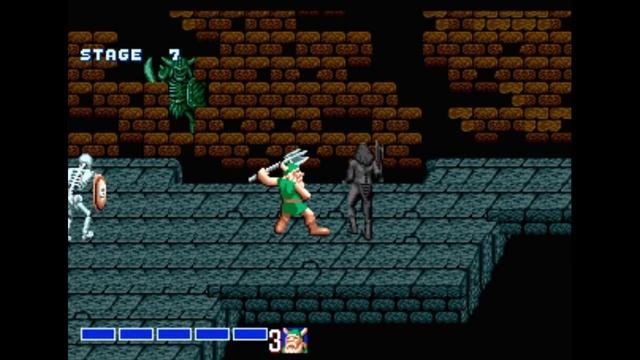 Sega Mega Drive 2 (Smd) 16-bit Golden Axe 1 Stage 7