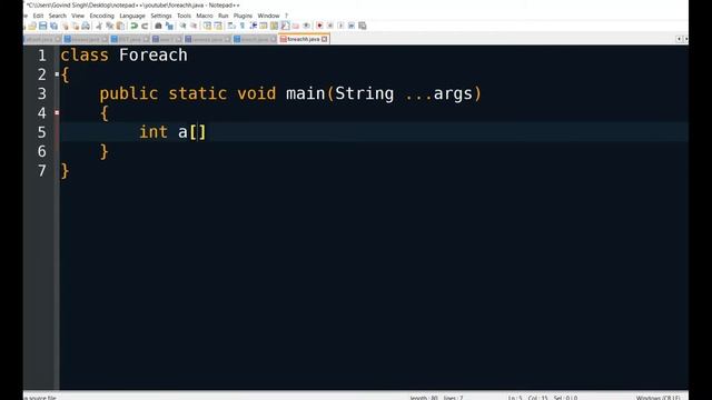 for-each loop || Java смотреть онлайн