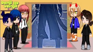 Chainsawman react to Denji as Dante and Vergil from Devil May Cry |DMC| gacha life| Compilation