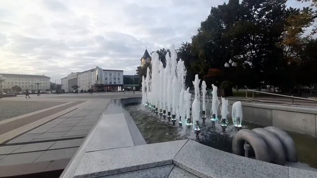 Мой отпуск. Вспоминая Калининград. Площадь Победы. Храм Христа Спасителя смотреть онлайн