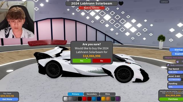 BUYING EVERY Car in ROBLOX Driving Empire! смотреть онлайн