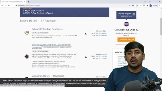 P8 - Download and Install the Eclipse IDE | Core Java | смотреть онлайн