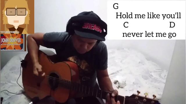 leaving on a jetplane #fingerstyle with guitar chords lyrics смотреть онлайн