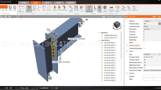 IDEA StatiCa and Tekla Structural Designer /Best Method to Design Beam to Column connection смотреть онлайн