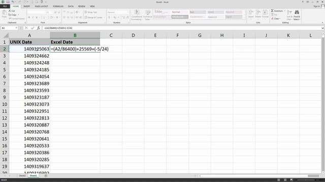 How to Convert Unix Date to Excel Date смотреть онлайн