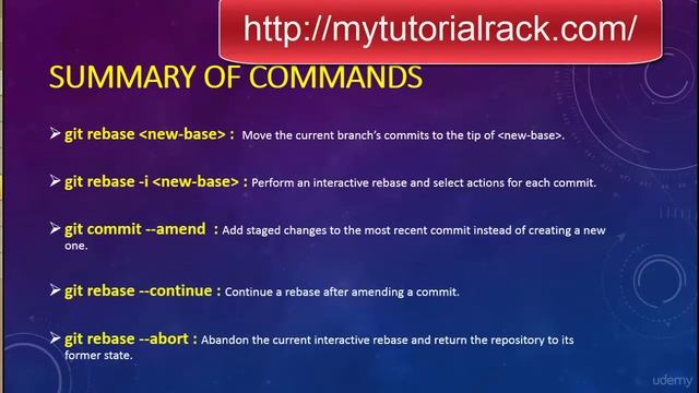 025 Summary of the Rebase commands смотреть онлайн